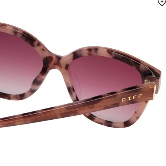 Diff Piper Sunglasses (Plum Tortoise) main image 5